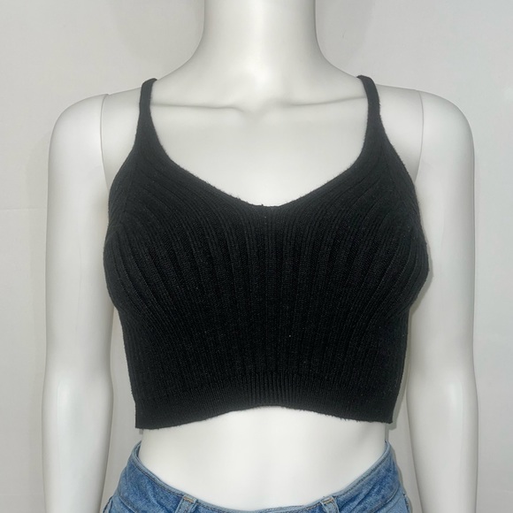 Olivaceous ribbed knit tank - Picture 3 of 7